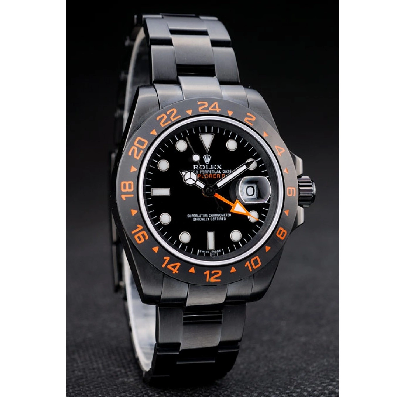 Rolex copies cheap Watch Bezel Black Ceramic Rolex Explorer Black Dial 0521